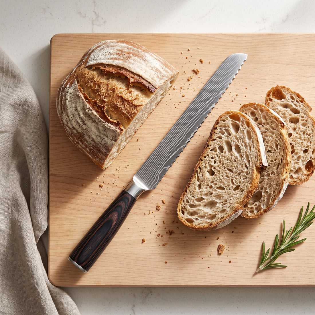 Pankiri Bread Knife (8") - Takumi