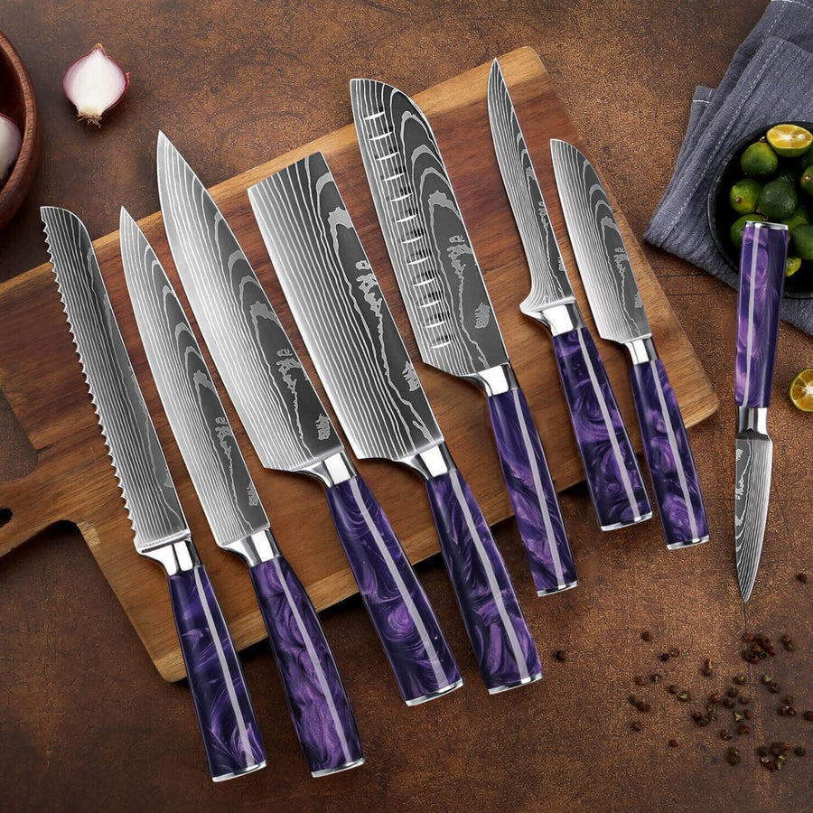 Yozora 8-Piece Kitchen Knife Set