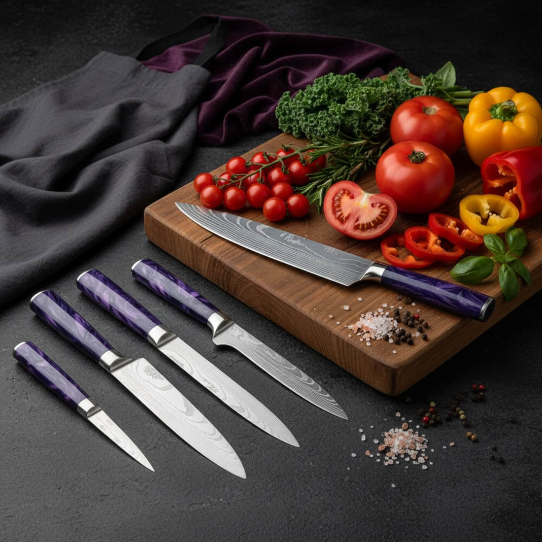 Yozora 8-Piece Kitchen Knife Set