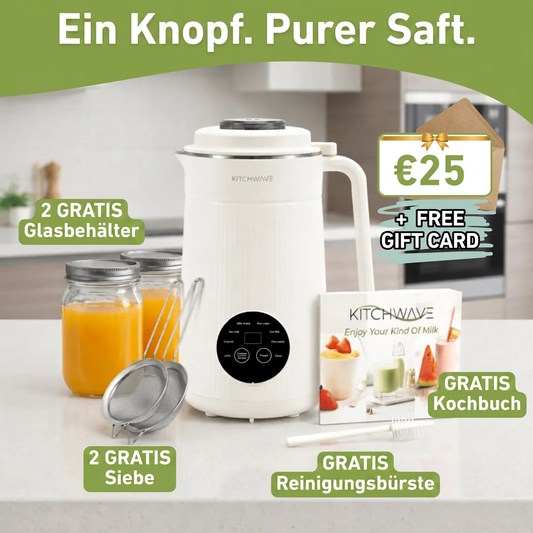 8-in-1 Pflanzenmilch- & Saftbereiter – Komplettset