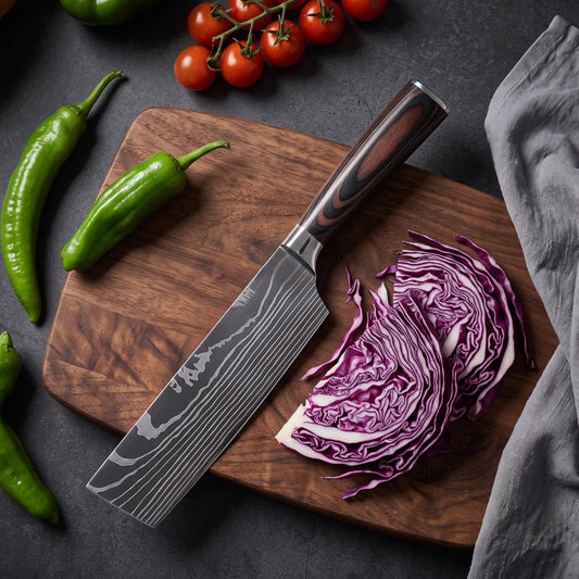 Nakiri Vegetable Knife (7") - Takumi