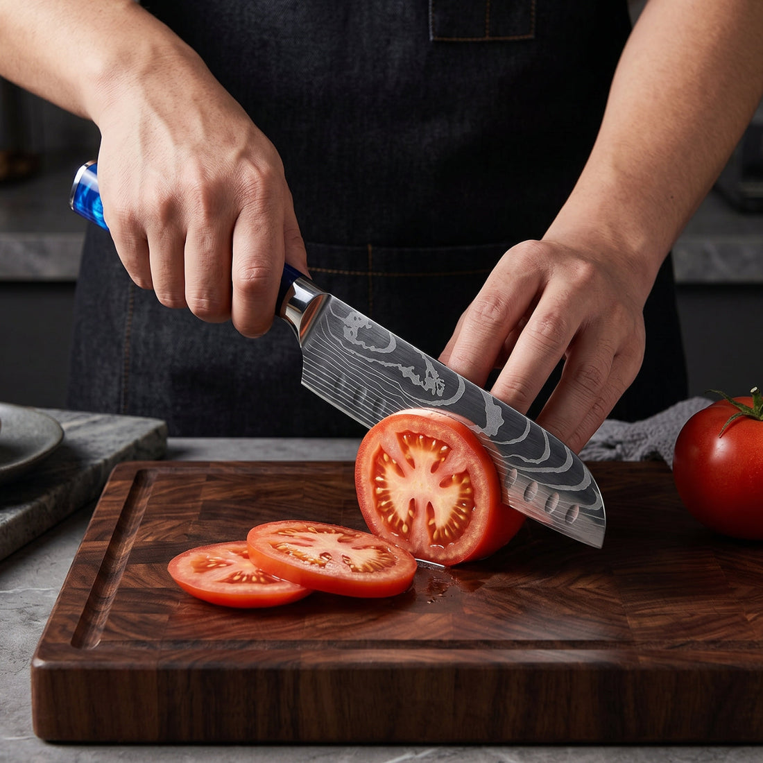 Santoku All-Purpose Knife (7") - Kaiyo