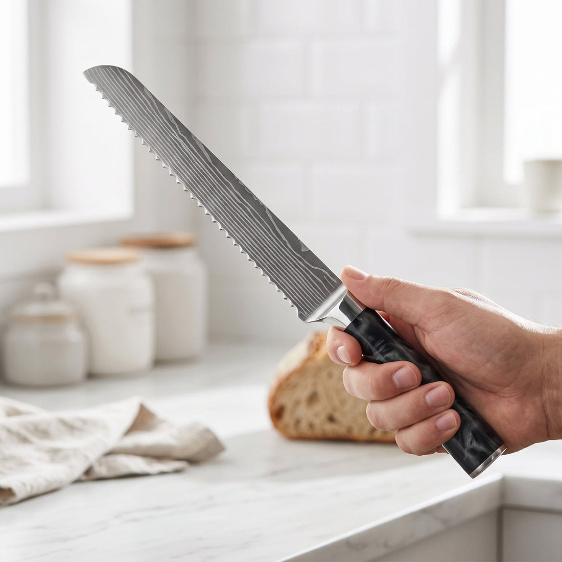 Pankiri Bread Knife (8") - Sumi
