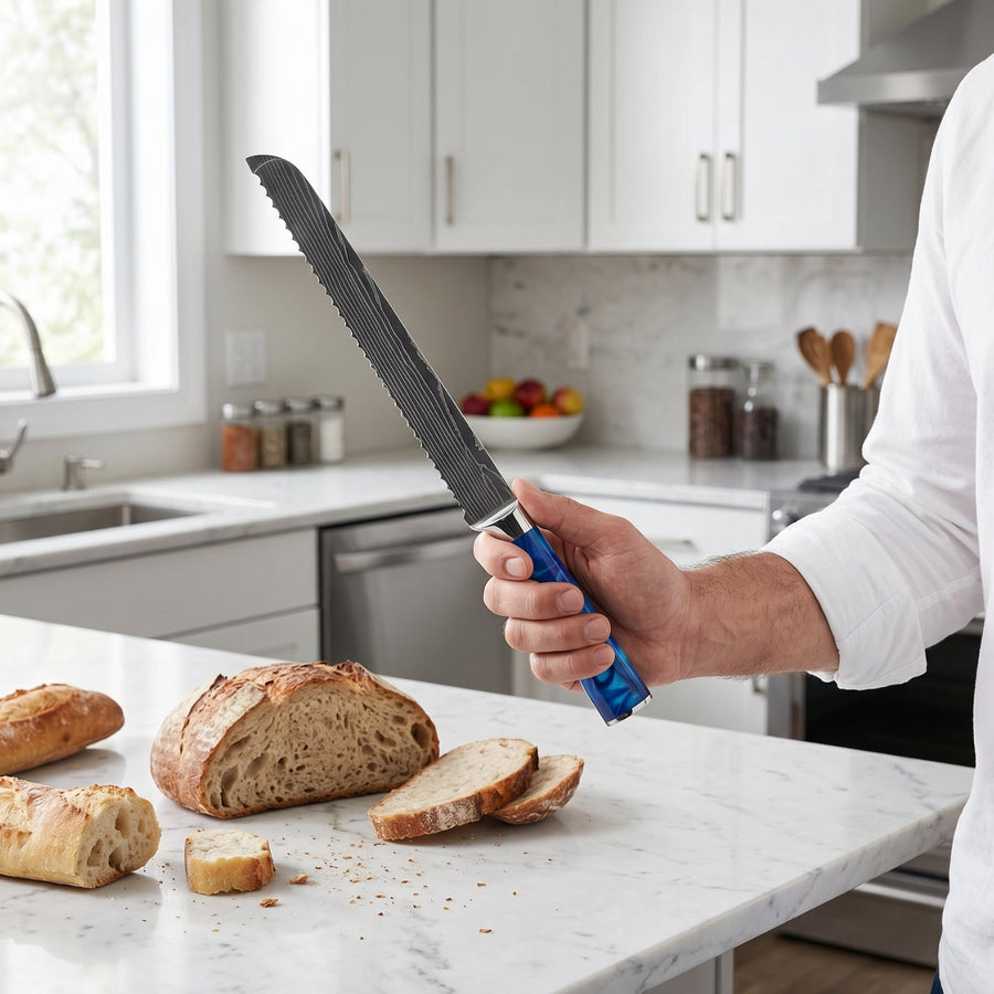 Pankiri Bread Knife (8") - Kaiyo