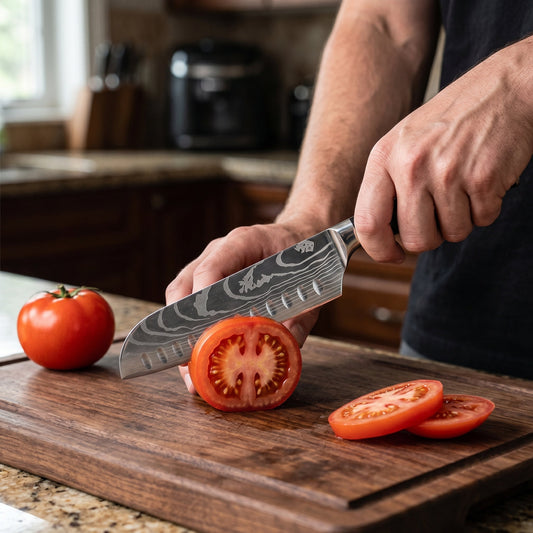 Santoku All-Purpose Knife (7") - Sumi