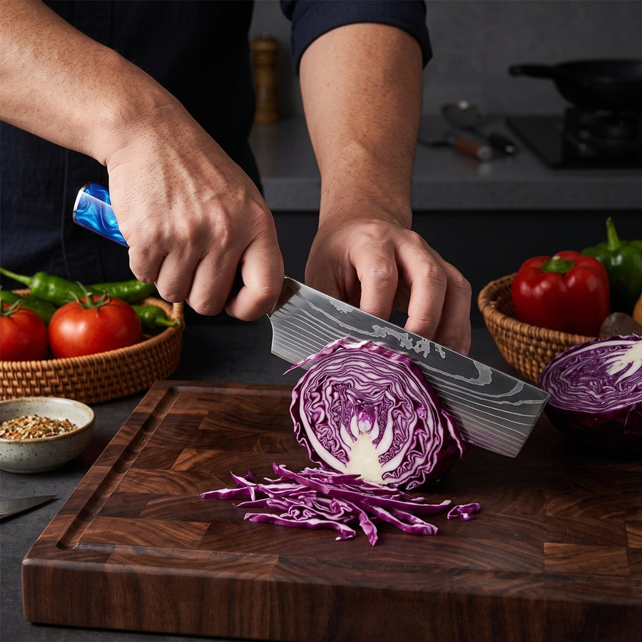 Nakiri Vegetable Knife (7") - Kaiyo