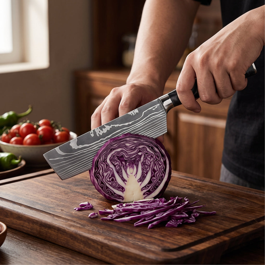 Nakiri Vegetable Knife (7") - Sumi