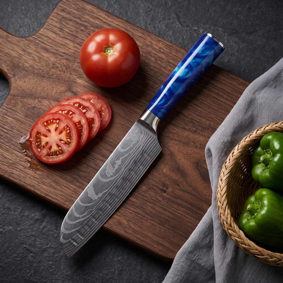 Santoku All-Purpose Knife (7") - Kaiyo
