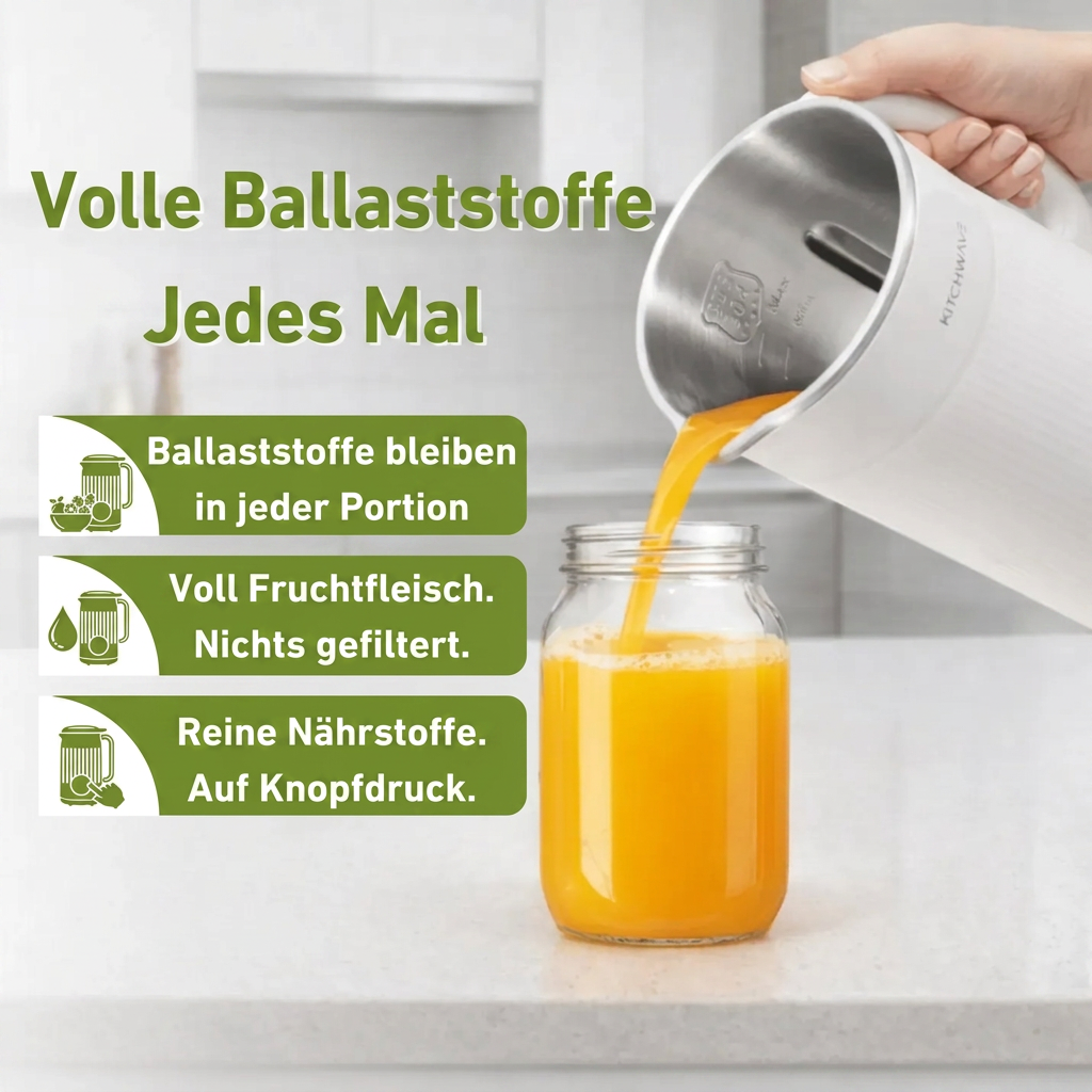 8-in-1 Pflanzenmilch- & Saftbereiter – Komplettset