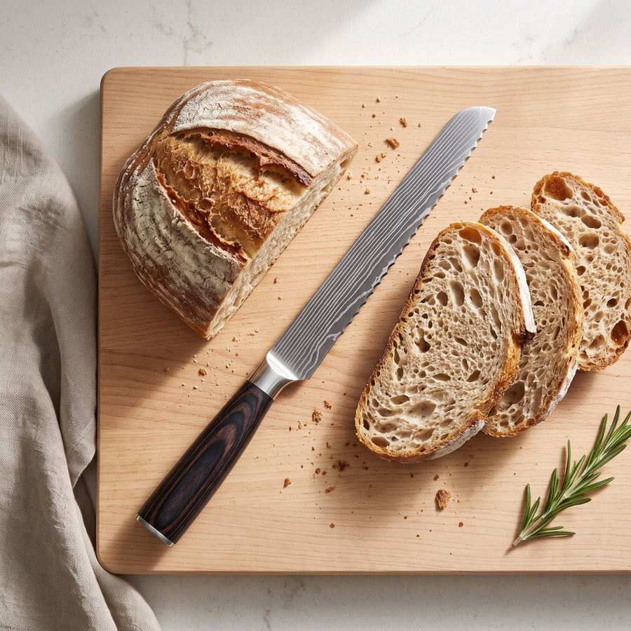 Pankiri Bread Knife (8") - Takumi