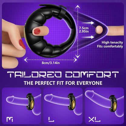 Zenith™ Vibromasseur masculin à double moteur