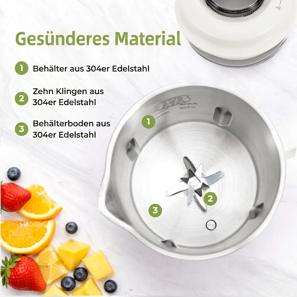 8-in-1 Pflanzenmilch- & Saftbereiter – Komplettset