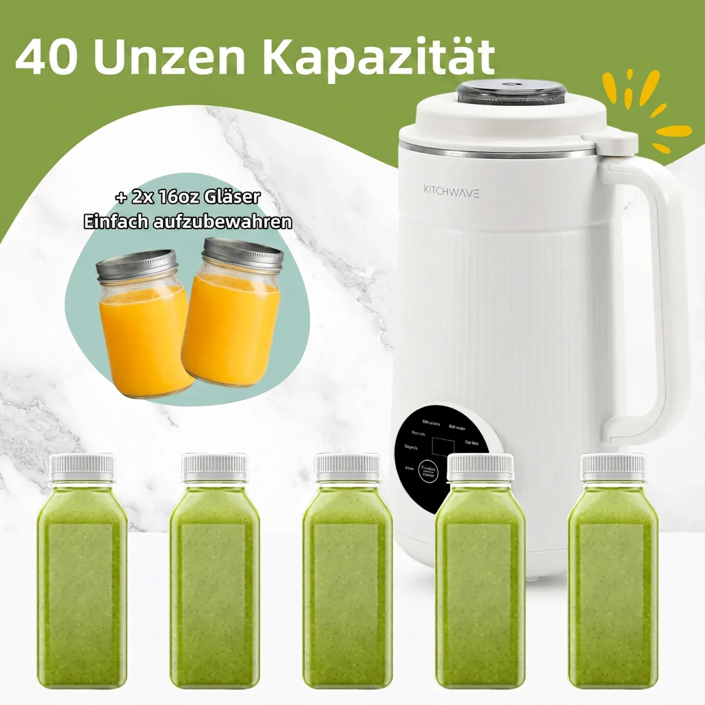 8-in-1 Pflanzenmilch- & Saftbereiter – Komplettset