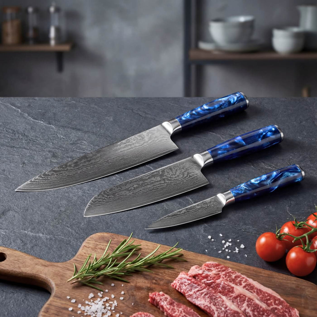 Kaiyo 8-Piece Kitchen Knife Set