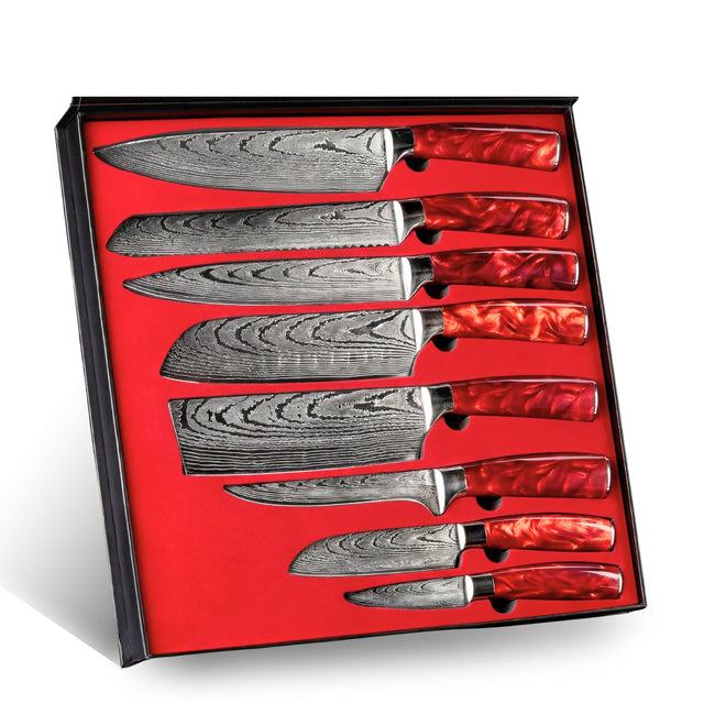 Kohaku 8-Piece Kitchen Knife Set